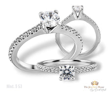 Carica l'immagine nel visualizzatore di Gallery, Anello di Fidanzamento/Anniversario Mod S53