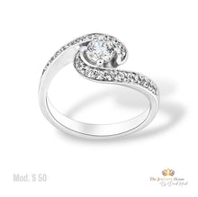Carica l'immagine nel visualizzatore di Gallery, Anello di Fidanzamento/Anniversario Mod S50
