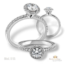 Carica l'immagine nel visualizzatore di Gallery, Anello di Fidanzamento/Anniversario Mod S55