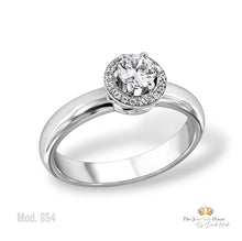 Carica l'immagine nel visualizzatore di Gallery, Anello di Fidanzamento/Anniversario Mod S54