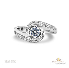 Carica l'immagine nel visualizzatore di Gallery, Anello di Fidanzamento/Anniversario Mod S50