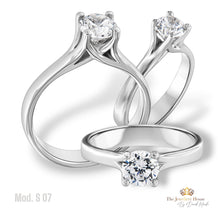 Carica l'immagine nel visualizzatore di Gallery, Anello di Fidanzamento/Anniversario Mod 07