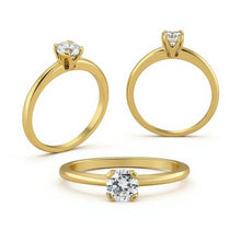 Carica l'immagine nel visualizzatore di Gallery, Anello di Fidanzamento/Anniversario Mod S05