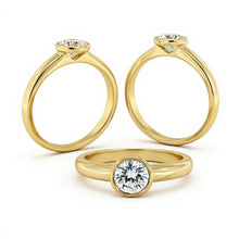 Carica l'immagine nel visualizzatore di Gallery, Anello di Fidanzamento/Anniversario Mod S15