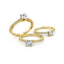 Carica l'immagine nel visualizzatore di Gallery, Anello di Fidanzamento/Anniversario Mod S53