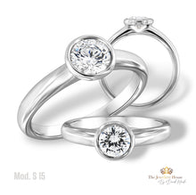 Carica l'immagine nel visualizzatore di Gallery, Anello di Fidanzamento/Anniversario Mod S15