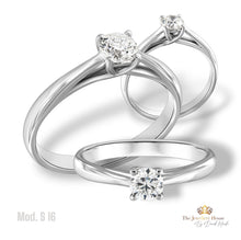Carica l'immagine nel visualizzatore di Gallery, Anello di Fidanzamento/Anniversario Mod S16