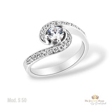 Carica l'immagine nel visualizzatore di Gallery, Anello di Fidanzamento/Anniversario Mod S50