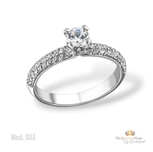 Carica l'immagine nel visualizzatore di Gallery, Anello di Fidanzamento/Anniversario Mod S33